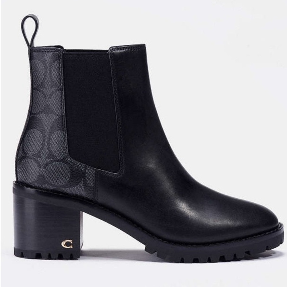 Coach Jude Leather Ankle Boots for Women